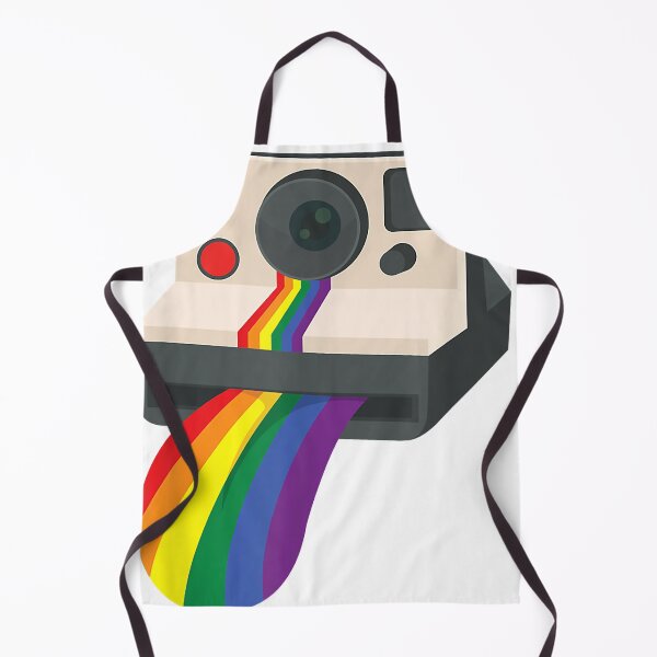 Item preview, Vintage Instant Camera Rainbow Tongue LGBT Gay Pride Flags designed and sold by MarjorieJara.