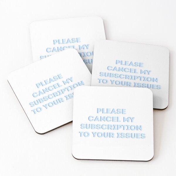Item preview, Cancel my Subscription designed and sold by Toby’s Treasures.