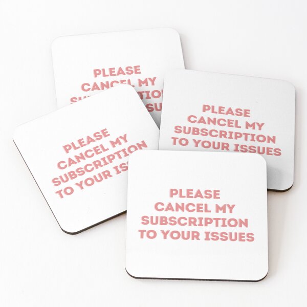 Item preview, Cancel my Subscription designed and sold by Toby’s Treasures.
