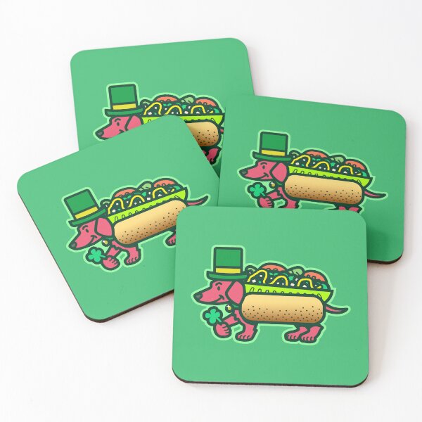 Item preview, Chicago-Style Shamrock Dog designed and sold by dangerhuskie.