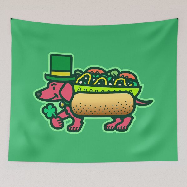 Item preview, Chicago-Style Shamrock Dog designed and sold by dangerhuskie.