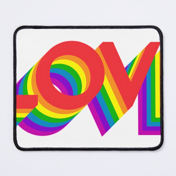 Item preview, love Multicolor LGBT 3D Effect Text designed and sold by zambalala.