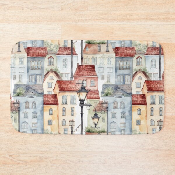 Item preview, Watercolour Houses designed and sold by Eden Digital Creative.
