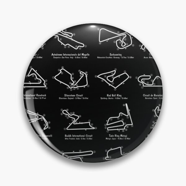Item preview,  Motogp Race Tracks Vertical White Stencil-No Background designed and sold by JaymeSande11.