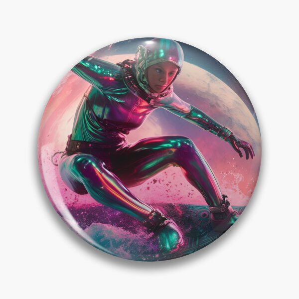 Item preview, Surfista espacial futurista designed and sold by Printtplus.