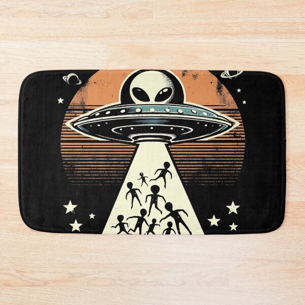 Item preview, Cosmic Arrival UFO We Coming Alien designed and sold by Quirky Shirts.
