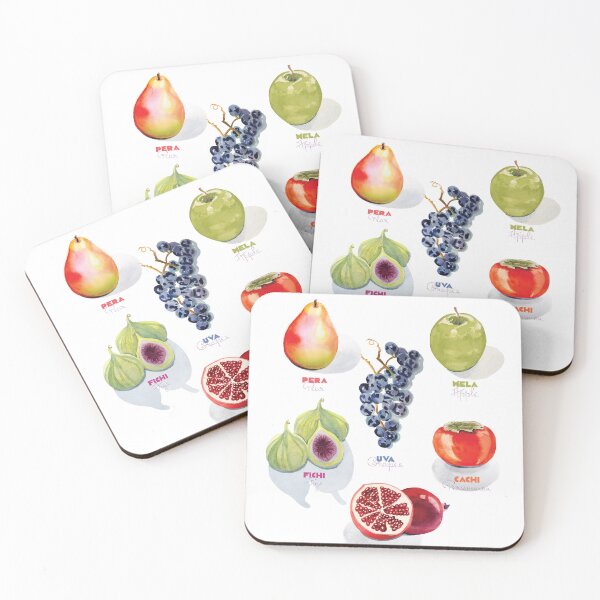 Item preview, Acuarela del mercado italiano de agricultores de frutas designed and sold by lisaadesign.