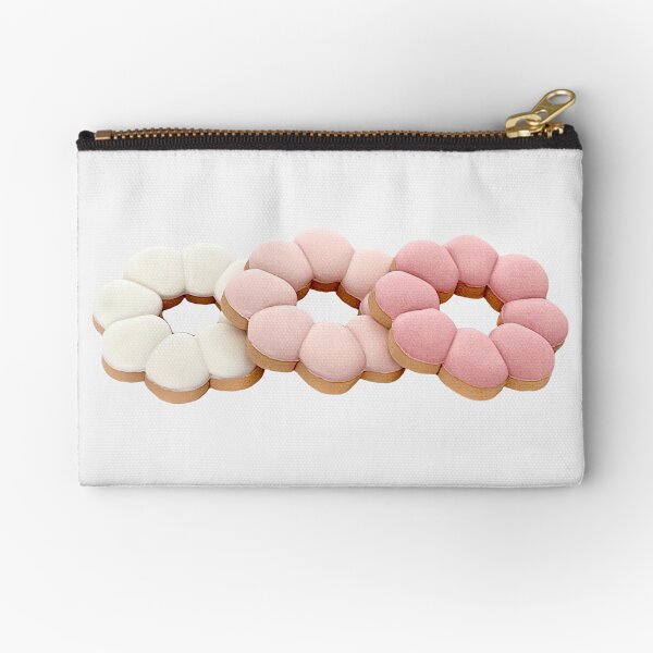 Item preview, Pink and White Pondering doughnut iced cookies  designed and sold by aiko-p.