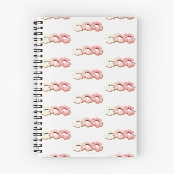 Item preview, Pink and White Pondering doughnut iced cookies  designed and sold by aiko-p.