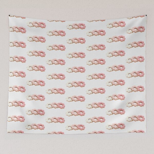 Item preview, Pink and White Pondering doughnut iced cookies  designed and sold by aiko-p.