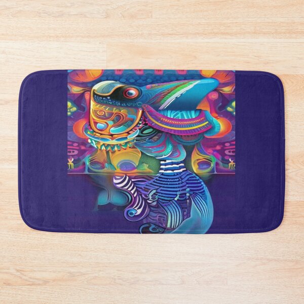 Item preview, Abstract Huichol Whale designed and sold by Atelier-Arcano.