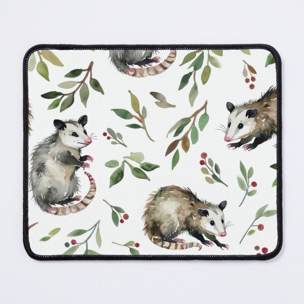 Item preview, Cute Aesthetic Boho Opossom Pattern for Blanket Decor  designed and sold by AlexisValeska.