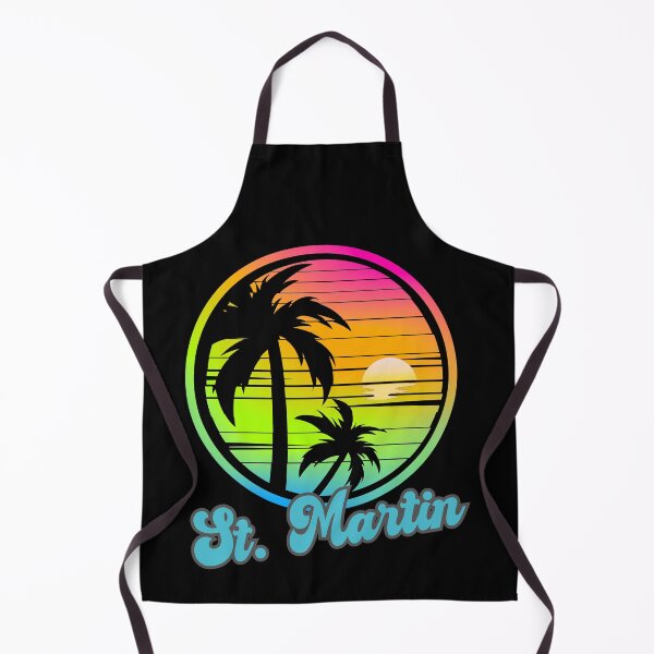 Item preview, ST. MARTIN - Vintage Sunset, Caribbean 80s Sunrise, Beach Lifestyle, Spring Break, Tropical Vacation designed and sold by Sun Sand & Sea Art.