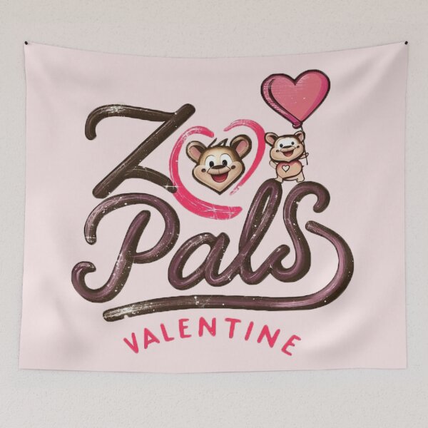 Item preview, Zoo Pals Valentine Fun Best Typography T Shirt Typo T-Shirts designed and sold by sportsimpact.