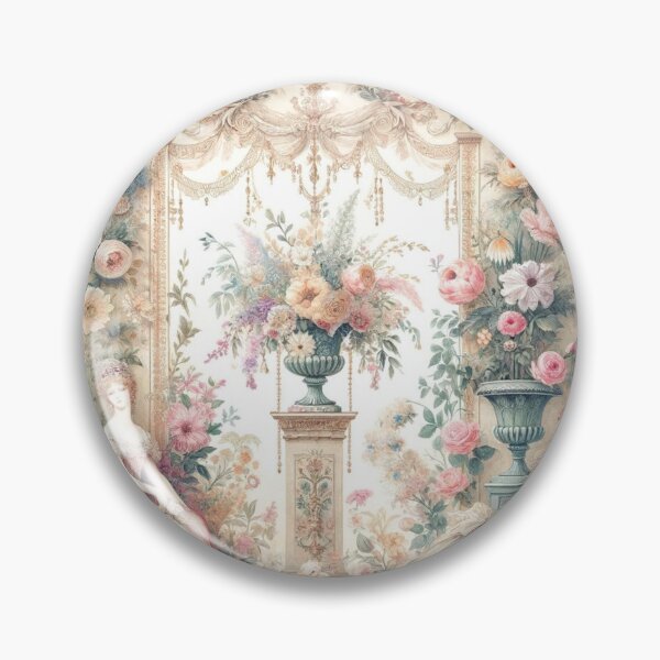 Artikelvorschau, Vintage Bridgerton-inspiriertes Aquarell-Design-Deckendekor entworfen und verkauft von AlexisValeska.