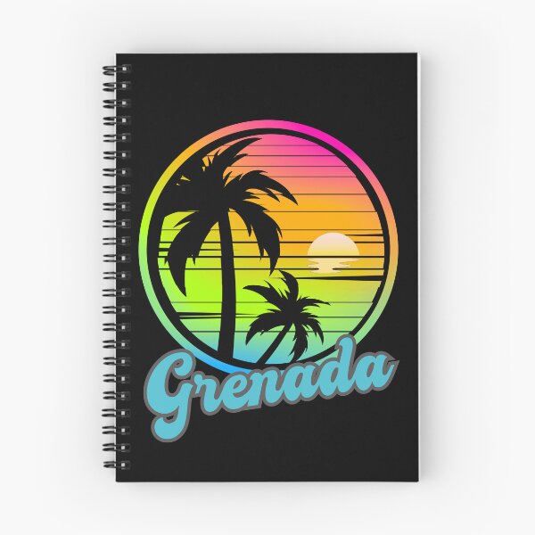 Item preview, GRENADA - Grenada Vintage Sunset, Caribbean 80s Sunrise, Beach Lifestyle, Spring Break, Tropical Vacation designed and sold by Sun Sand & Sea Art.