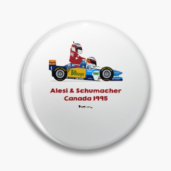 Item preview, Jean Alesi  Michael Schumacher - Canada 1995 Car.toon designed and sold by RigobertoWorth.