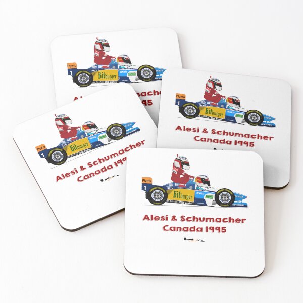 Item preview, Jean Alesi  Michael Schumacher - Canada 1995 Car.toon designed and sold by RigobertoWorth.