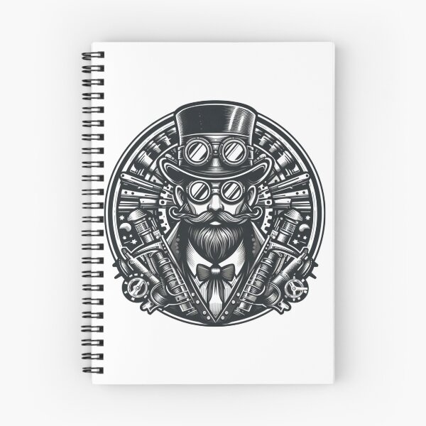 Item preview, Steampunk  Man in Vintage Retro Style  designed and sold by MusesWhispers.