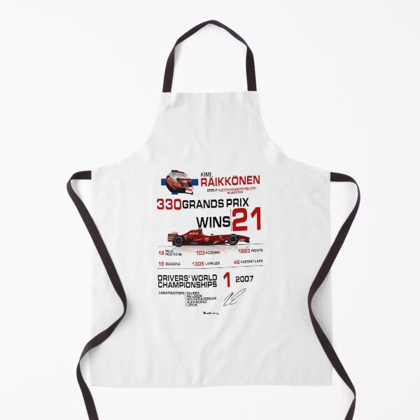 Item preview, Kimi Raikkonen - F1 Stats with car helmet design designed and sold by RigobertoWorth.
