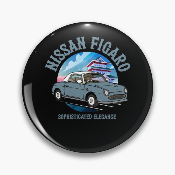 Item preview, Lapis Grey Nissan Figaro - Design 14 designed and sold by RigobertoWorth.