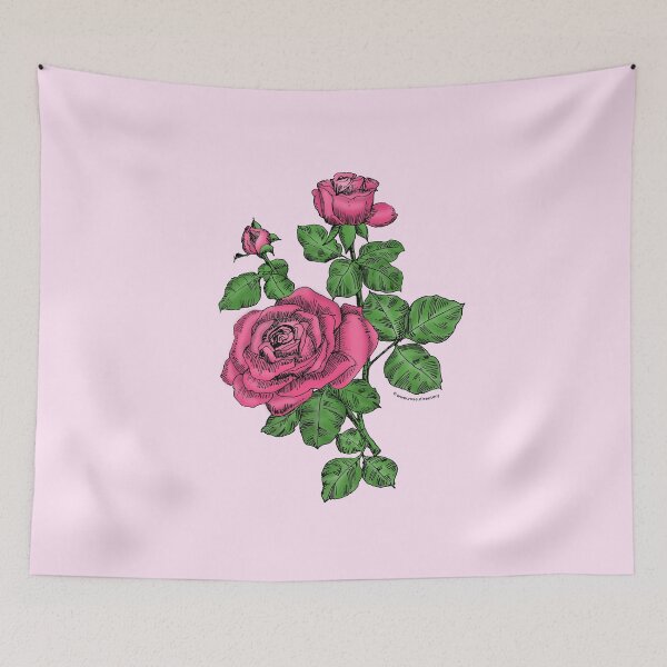 Item preview, Mid Pink High-Centered Rose Bloom Double 16-25 Petals In 3+ Rows designed and sold by Rachael Taylor.