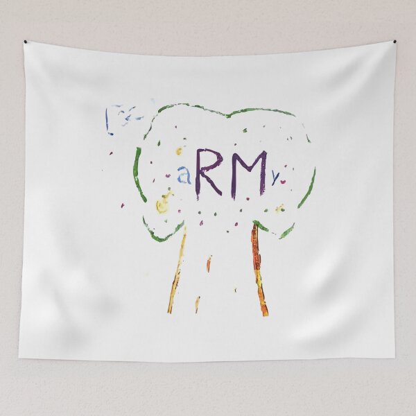 Item preview, BTS RM - ARMY Tree - 5TH MUSTER Graffiti designed and sold by Eldavilora.