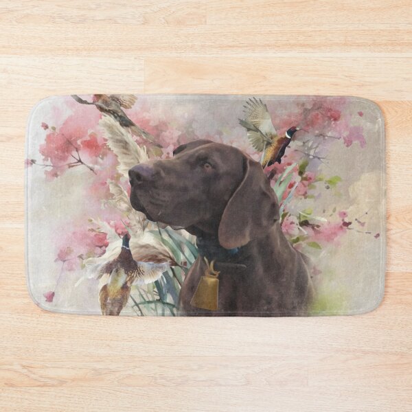 Item preview, German Shorthaired Pointer and beautiful pheasants designed and sold by TammyHunterArt.