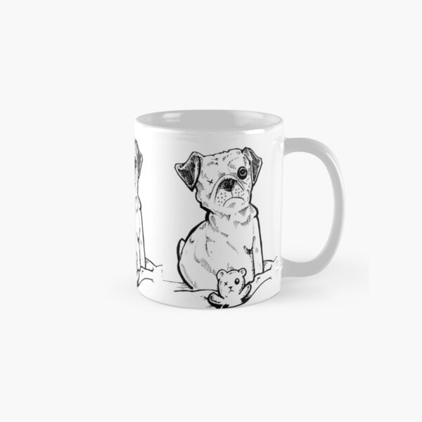 Item preview, one eyed pug dog  designed and sold by SilentlyRob668.