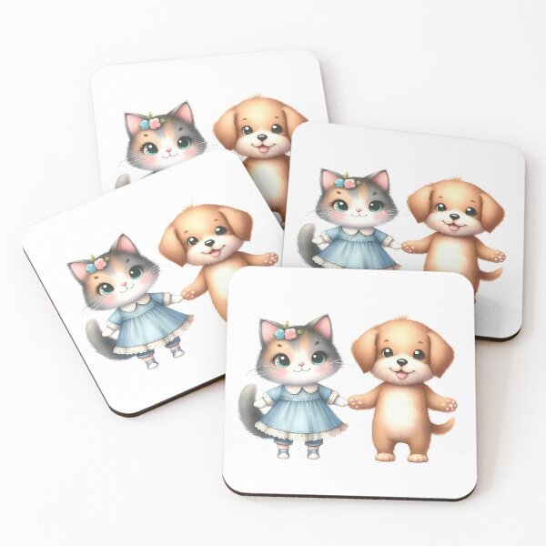 Item preview, Furry Friends United: Cat and Dog designed and sold by KNAA.