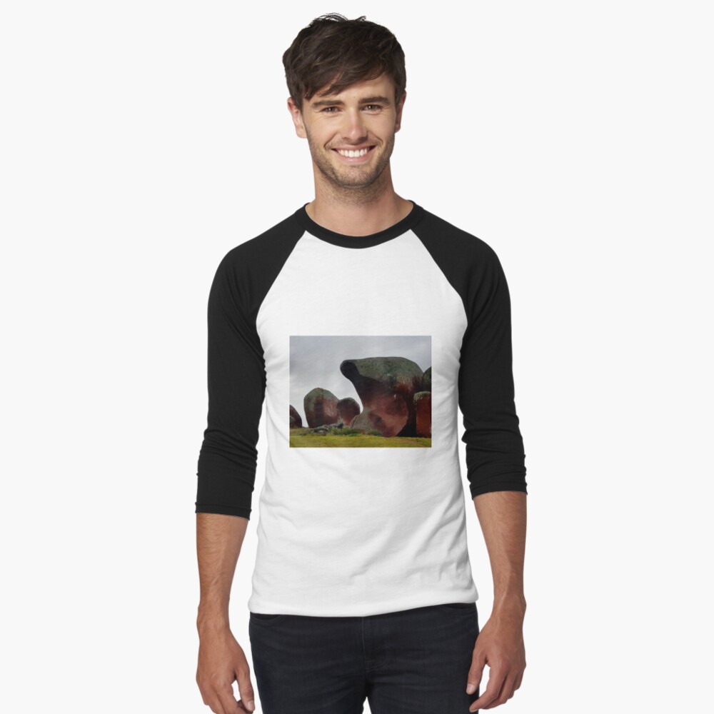 Item preview, Baseball ¾ Sleeve T-Shirt designed and sold by Designsbygroovy.