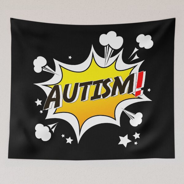 Item preview, Autism! comic bubble designed and sold by Renlexd.