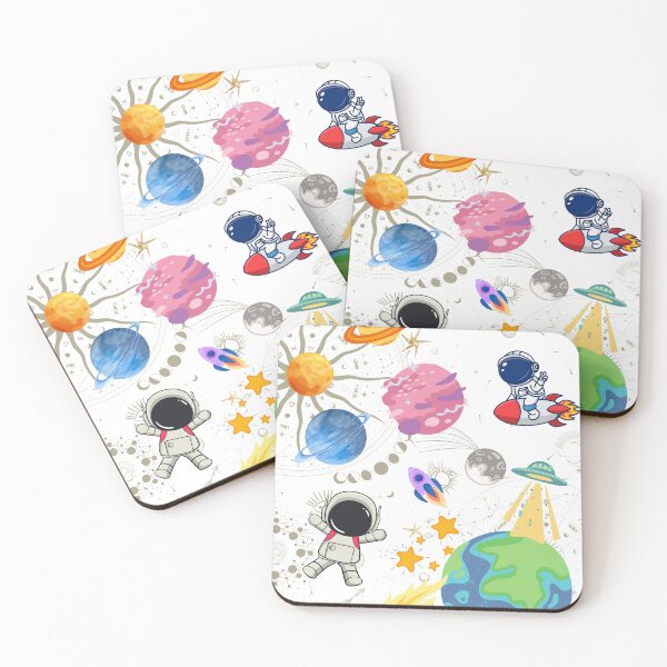 Item preview, Astronaut and Planet cartoon style No.1 designed and sold by DigiArtNDesign.