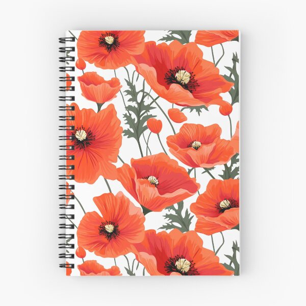 Aperçu de l'œuvre Motif floral du jardin de coquelicots créée et vendue par YuiBerry84.