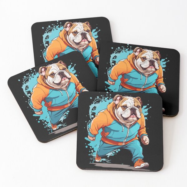 Item preview, Bulldog Streetwear Jogging Aesthetic Fitness designed and sold by LuminOrb.