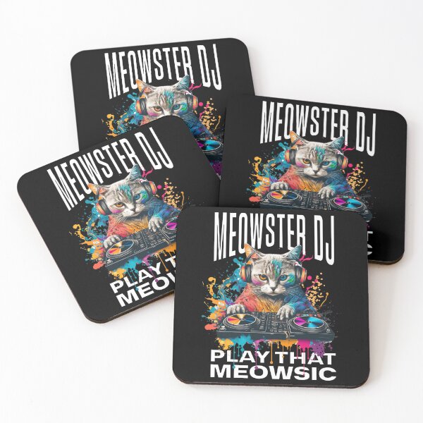 Item preview, Meowster DJ-Play the Meowsic designed and sold by Sheila Baquero.
