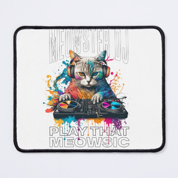 Item preview, Meowster DJ-Play the Meowsic designed and sold by Sheila Baquero.