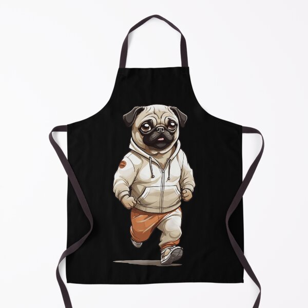 Item preview, Pug Dog Streetwear Jogging Aesthetic Style designed and sold by LuminOrb.
