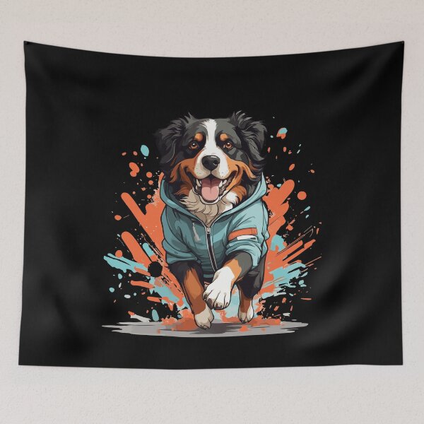 Item preview, Border Collie Dog Streetwear & Fitness Design designed and sold by LuminOrb.