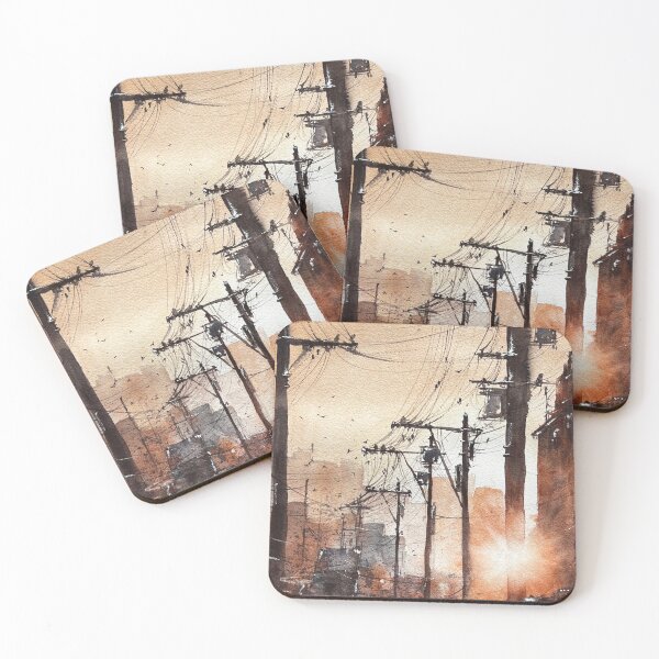 Item preview, Wired sunset designed and sold by Rianshl.