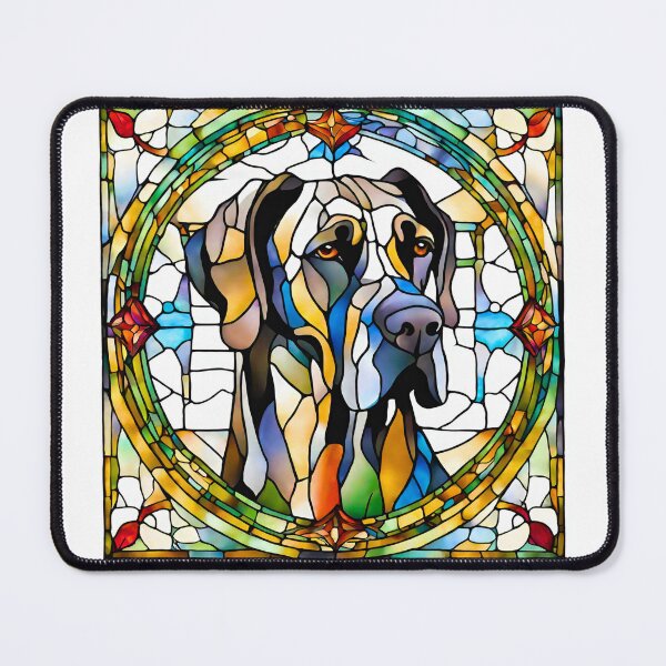 Item preview, Stained Glass Great Dane designed and sold by Fredster1966.
