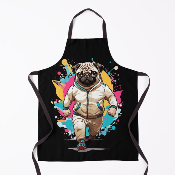 Item preview, Pug Dog Streetwear Jogging Aesthetic Look designed and sold by LuminOrb.