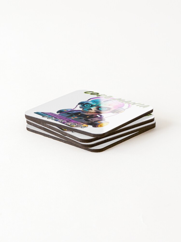 Thumbnail 4 of 5, Coasters (Set of 4), Code Mania designed and sold by DesignPrePress.