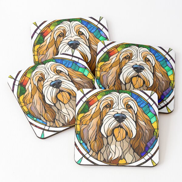 Item preview, Stained Glass Otterhound designed and sold by Fredster1966.