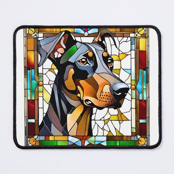Item preview, Stained Glass Doberman Pinscher designed and sold by Fredster1966.