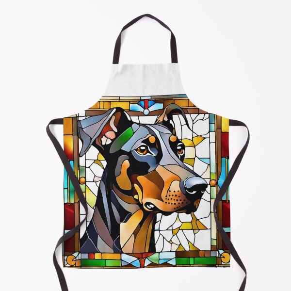 Artikelvorschau, Buntglas Dobermann Pinscher entworfen und verkauft von Fredster1966.