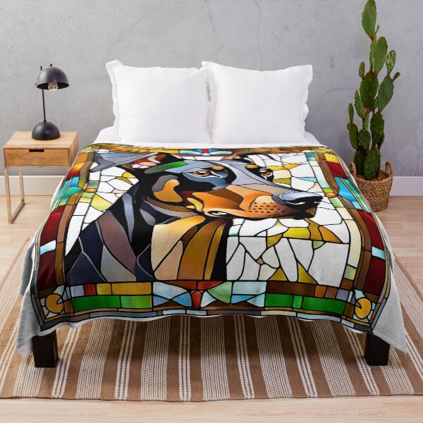Item preview, Stained Glass Doberman Pinscher designed and sold by Fredster1966.