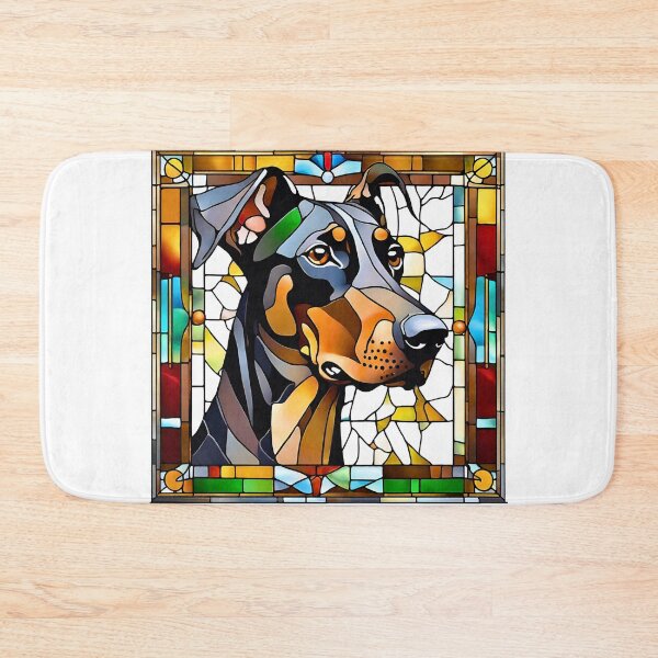 Artikelvorschau, Buntglas Dobermann Pinscher entworfen und verkauft von Fredster1966.