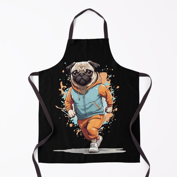 Item preview, Pug Dog Streetwear Fitness Design designed and sold by LuminOrb.