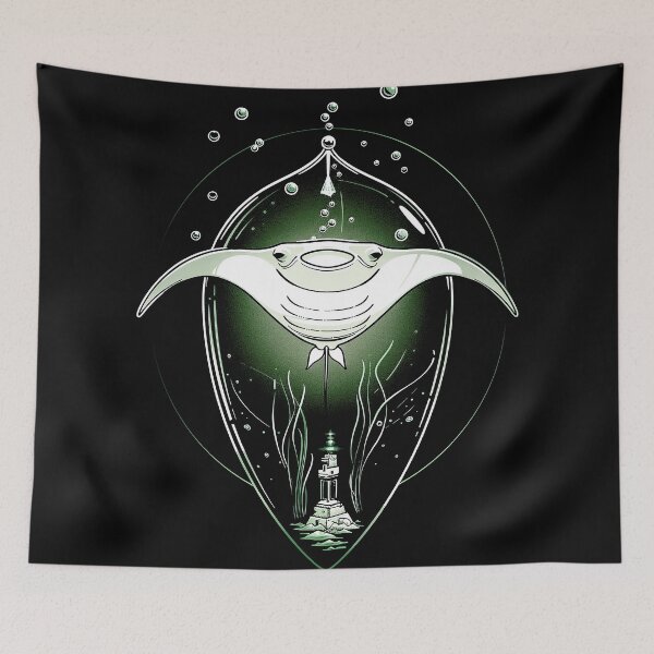 Item preview, Manta Ray Messenger designed and sold by UnderseaVigilan.